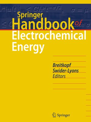 cover image of Springer Handbook of Electrochemical Energy